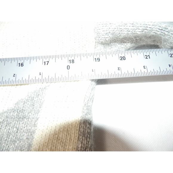 Summit Hill Sweater Womens Small Beaded Artsy Silk Angora Lambswool 90s Mock - Picture 11 of 14